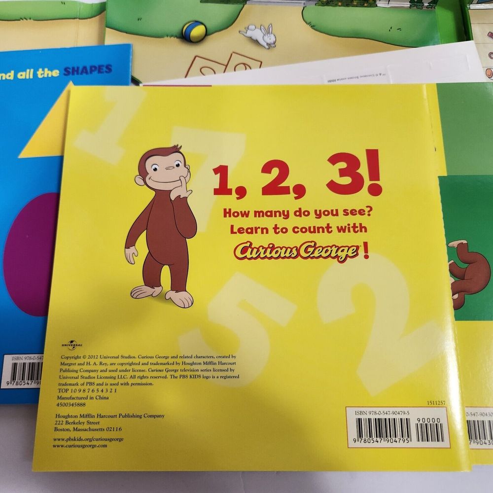 Curios George Schoolhouse Fun (Book And Play Set) Paperback-2012 - Picture 8 of 13